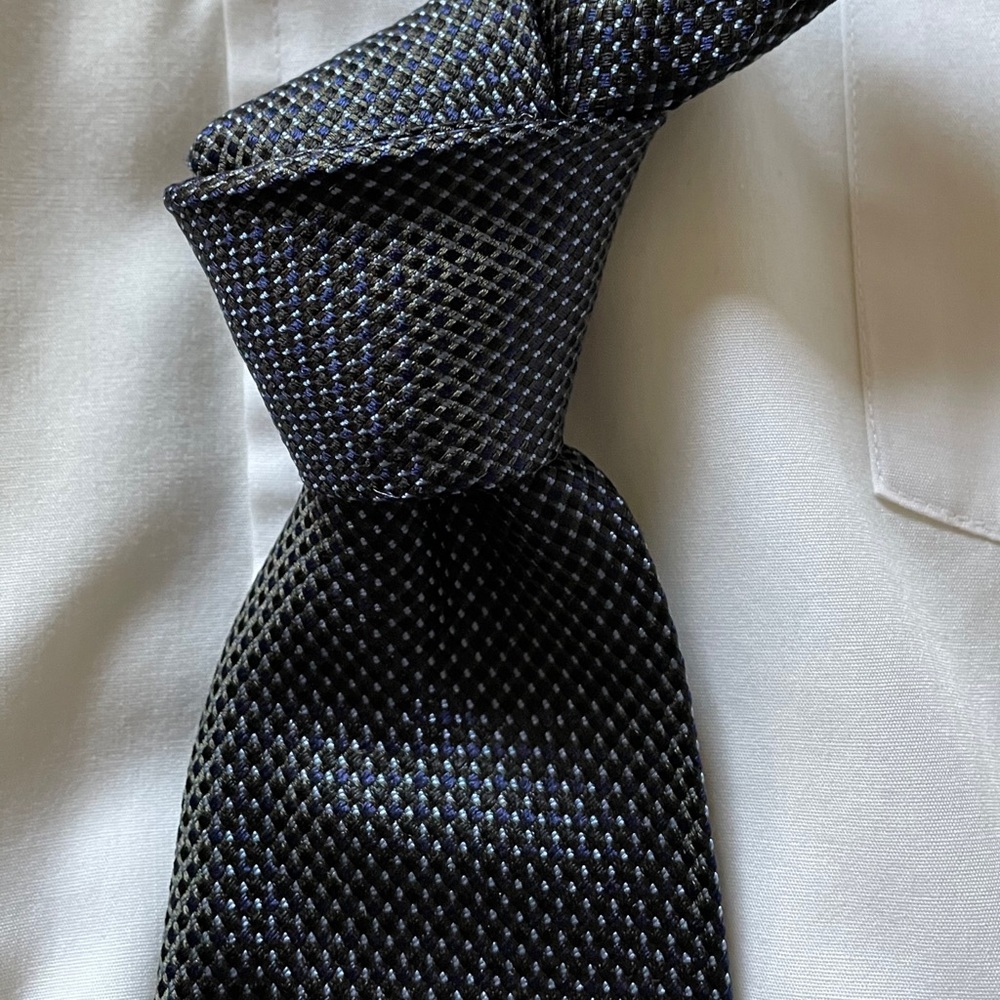 French silk tie.